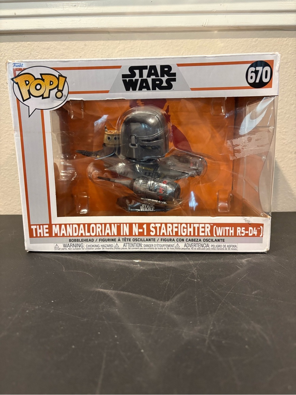 Funko Pop! Rides Super Deluxe: Star Wars - The Mandalorian in N1 Starfighter...